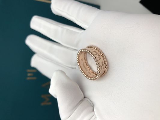 Certified 18k Gold Vintage Rose Gold Engagement Rings No Gemstone