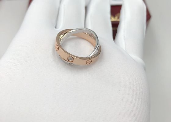 B4094600 0,19 carat élégant vrai Diamond Engagement Rings For Women