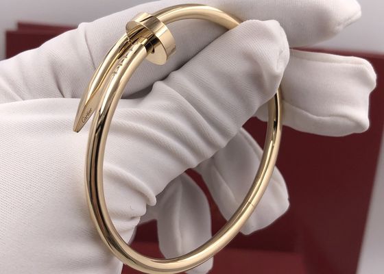 Bracelet certifié créatif élégant de l'or 18K pour le cadeau d'anniversaire