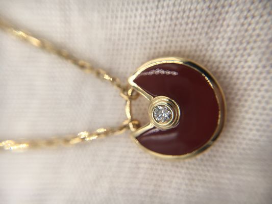 Modèle Pink Gold Cartier Amulette De Cartier Necklace For Wedding de Xs