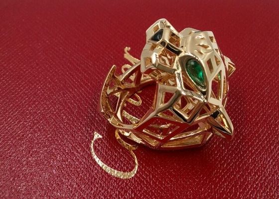 Engagement Ring For Proposal d'or de l'or jaune 18K de service d'ODM